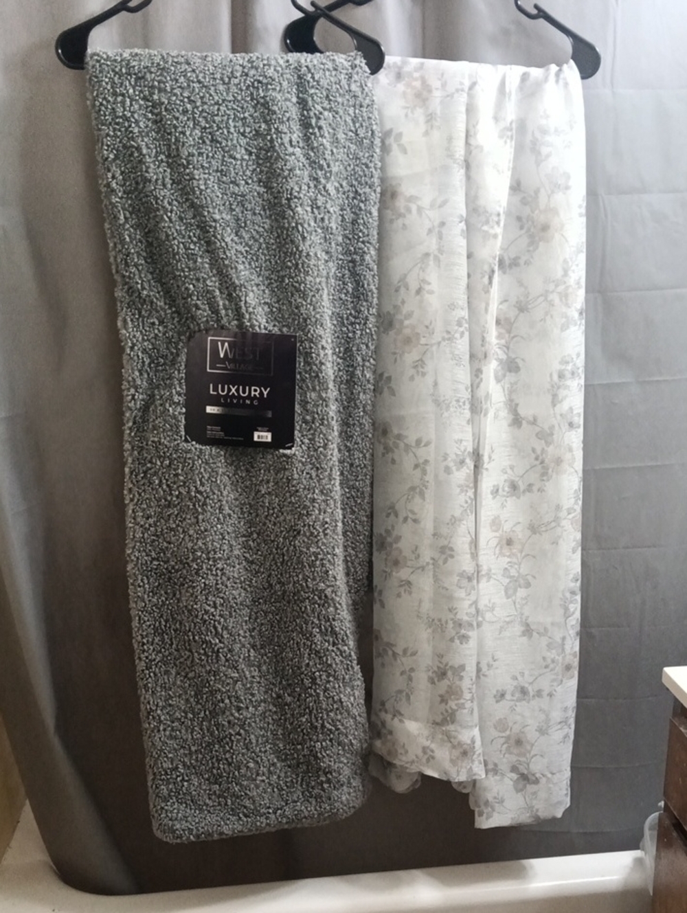 West Village Throw  with Matching Curtains Curtai